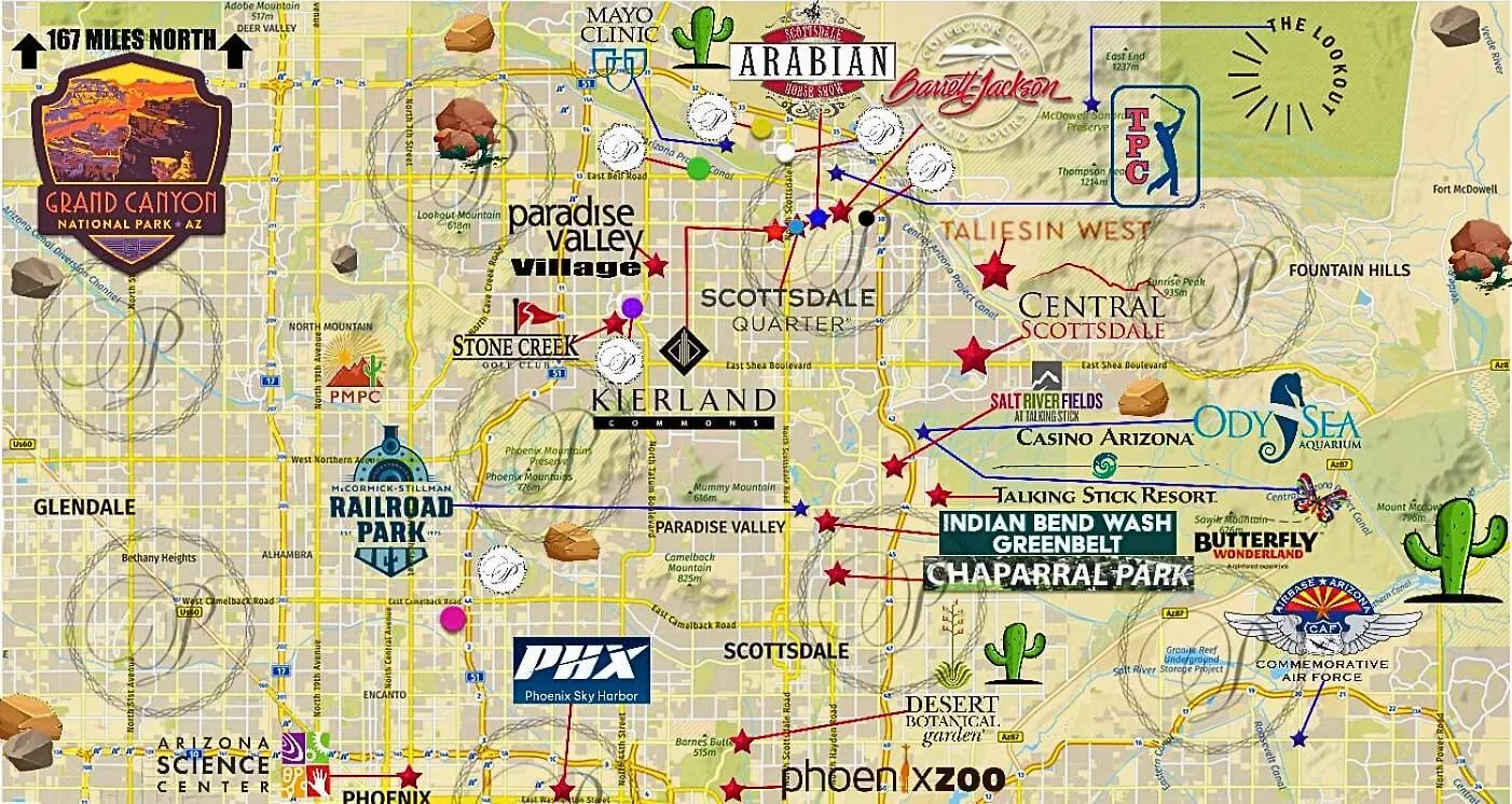 Walk Score 81-Shopping District-King Bed-Parking G3047 Scottsdale