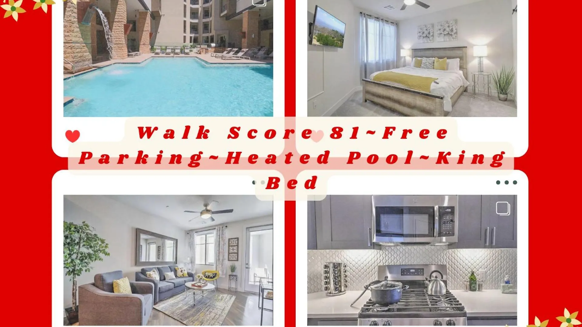 Walk Score 81-Shopping District-King Bed-Parking G3047 Scottsdale